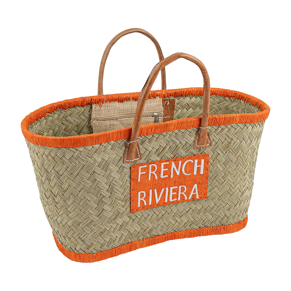 Palm tas - French Riviera - oranje