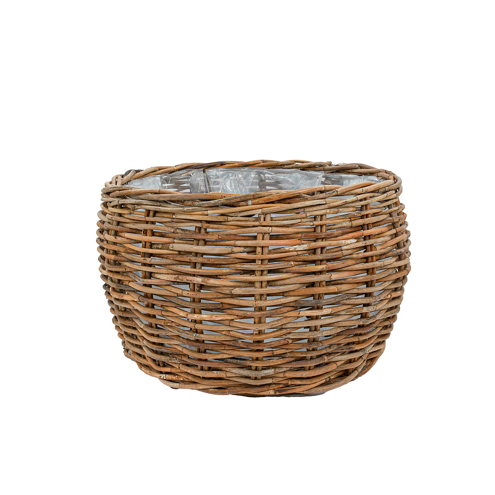 Pflanzenkorb Rattan groß CL natur