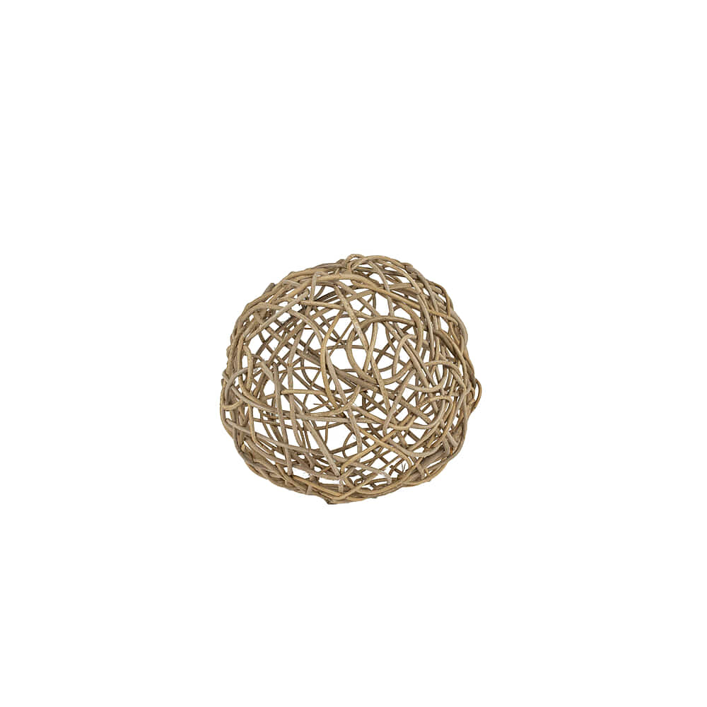 Rotan bal grijs