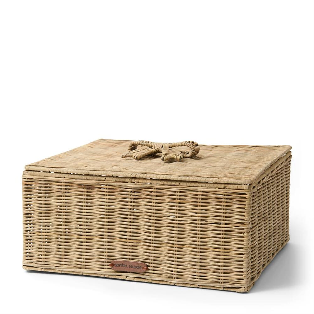 Rivi&egrave;ra Maison - Rustic Rattan Bow Storage Box L