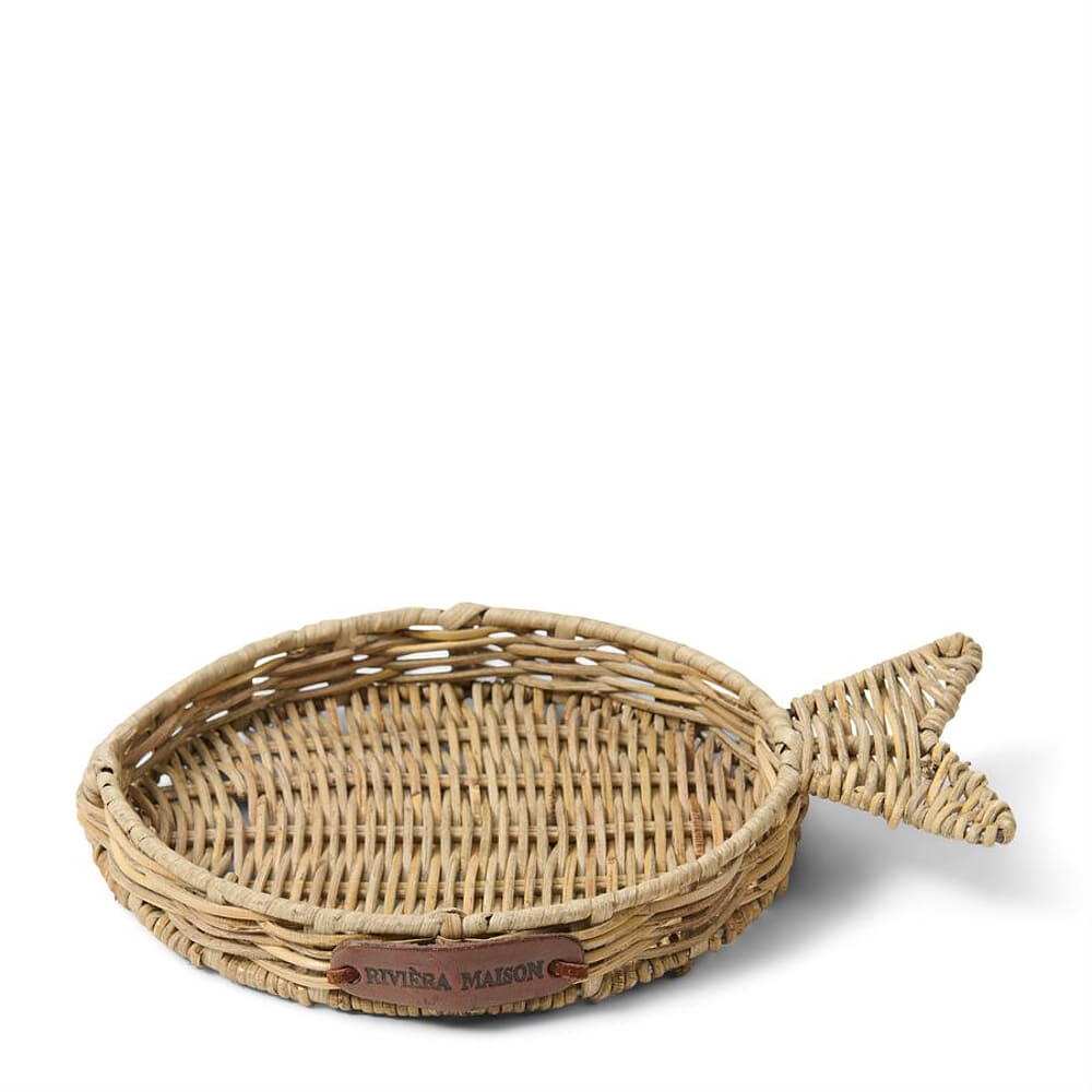 Rivi&egrave;ra Maison - Rustic Rattan Fish Mini Tray