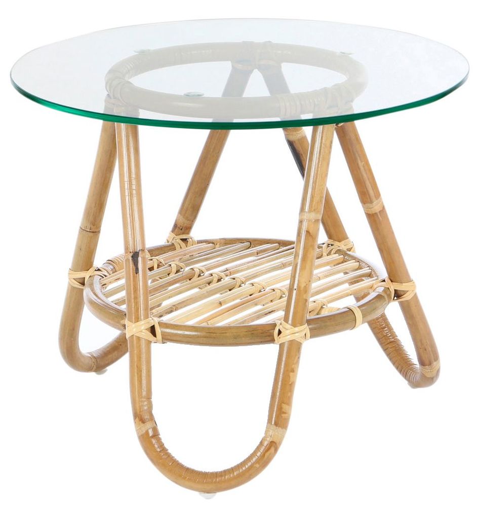 Retro tafel rotan klein