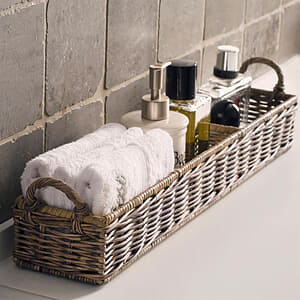 Rivi&egrave;ra Maison - Rustic Rattan Rectangular Basket