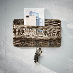 Rivi&egrave;ra Maison - Rustic Rattan Hold My Keys Holder
