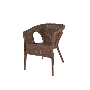 Stoel Kelek donkerbruin