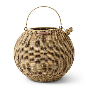 Rustic Rattan Cherchio Lantern