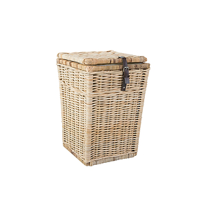 W&auml;schekorb &ndash; Aufbewahrungskorb mit Deckel - 50 x 35 x 65 cm &nda