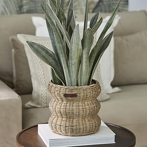 Rustic Rattan Menaggio Basket Set of 3