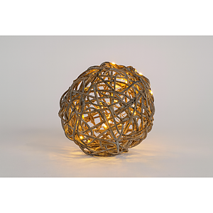 Rotan bal white wash ø20-ø30-ø40 cm