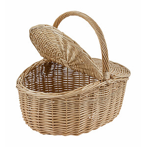 Picknickkorb 39 x 33 x 21/17cm, Henkelh&ouml;he 38 cm