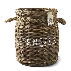 Rivi&egrave;ra Maison - Rustic Rattan Utensils Pot