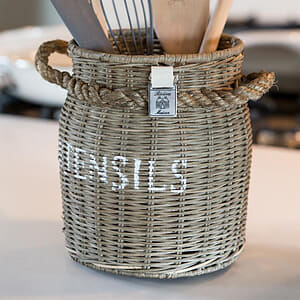 Rivi&egrave;ra Maison - Rustic Rattan Utensils Pot