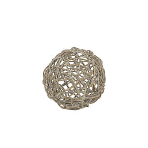 Rotan bal white wash