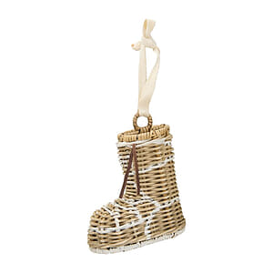 Rivi&egrave;ra Maison - Rustic Rattan Ski Boot Ornament