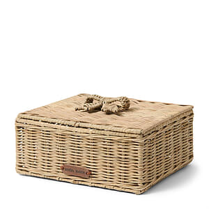 Afbeelding van  Rivi&egrave;ra Maison - Rustic Rattan Bow Storage Box M