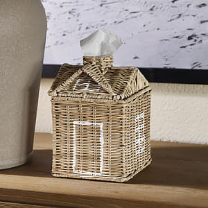 Regalkorb Rattan Grau 