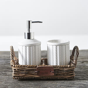 Rustic Rattan Soap Tray