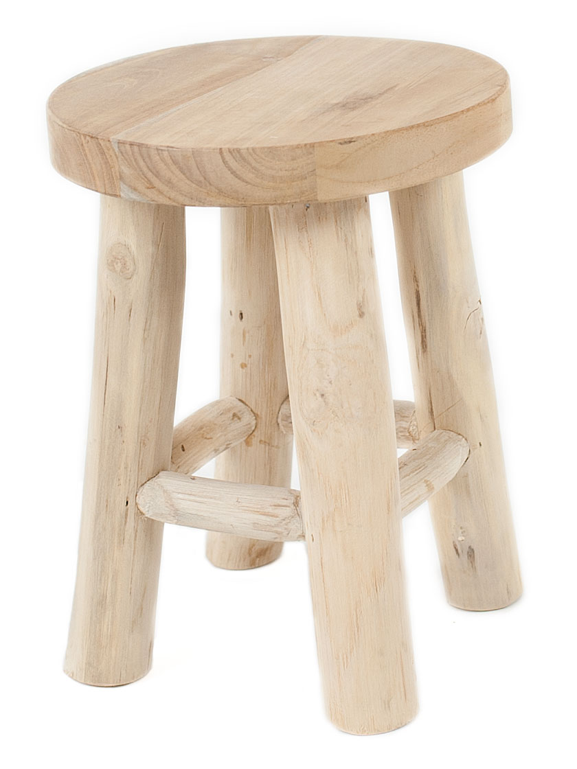 Tabouret de jardin teck