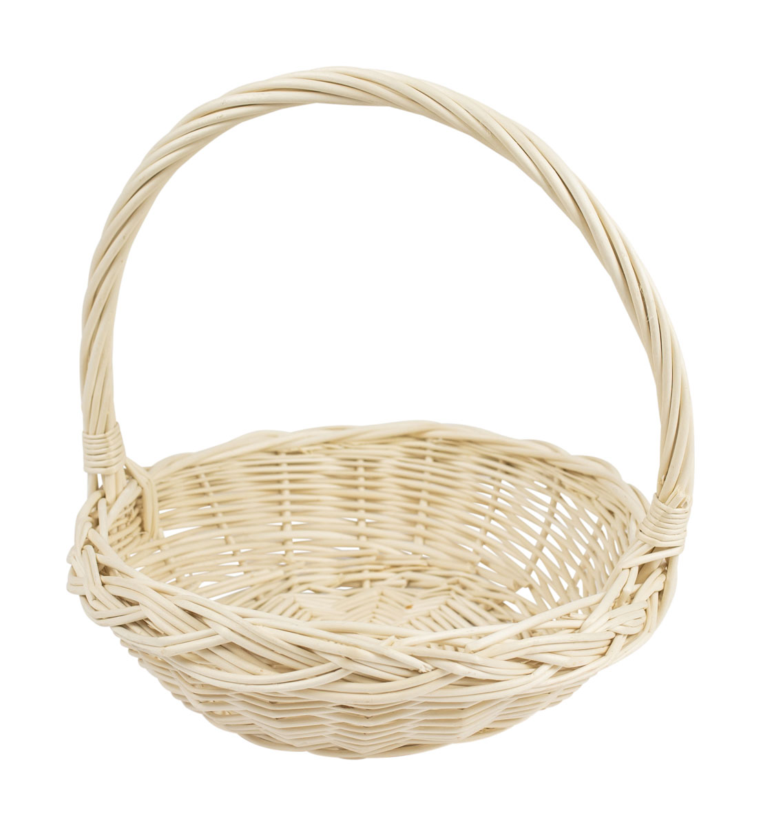 Panier pour enfants rond blanc