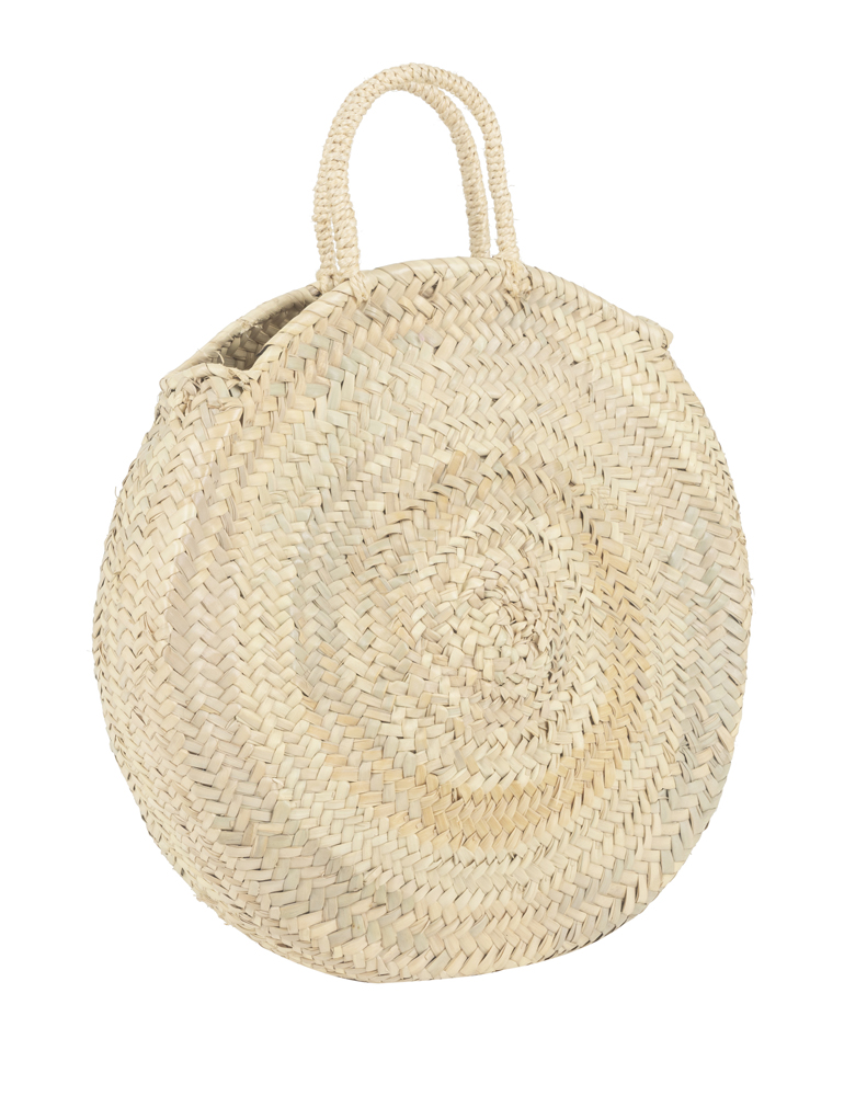 Sac cabas palmier rond