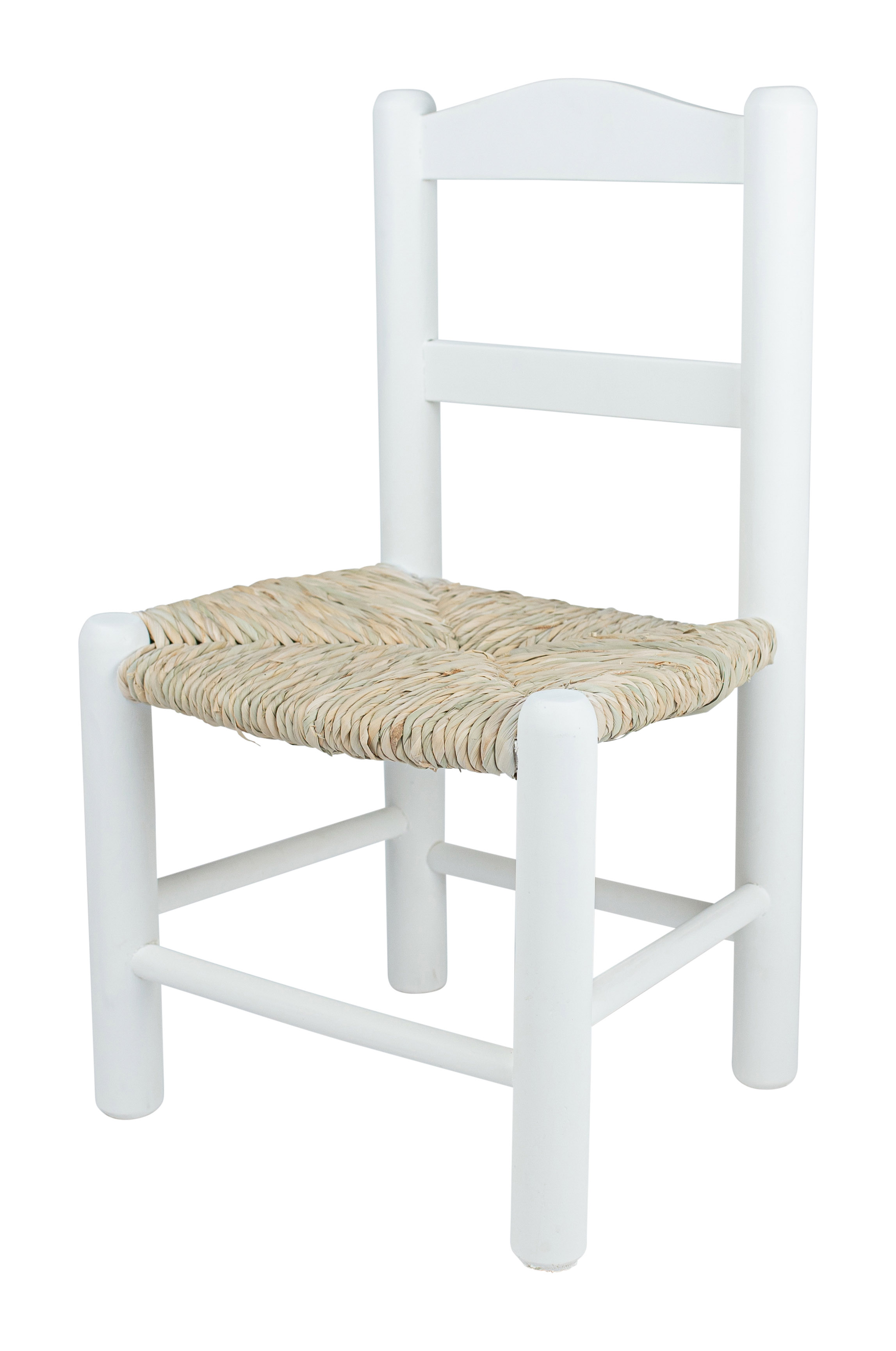 Chaise enfant en bois blanc