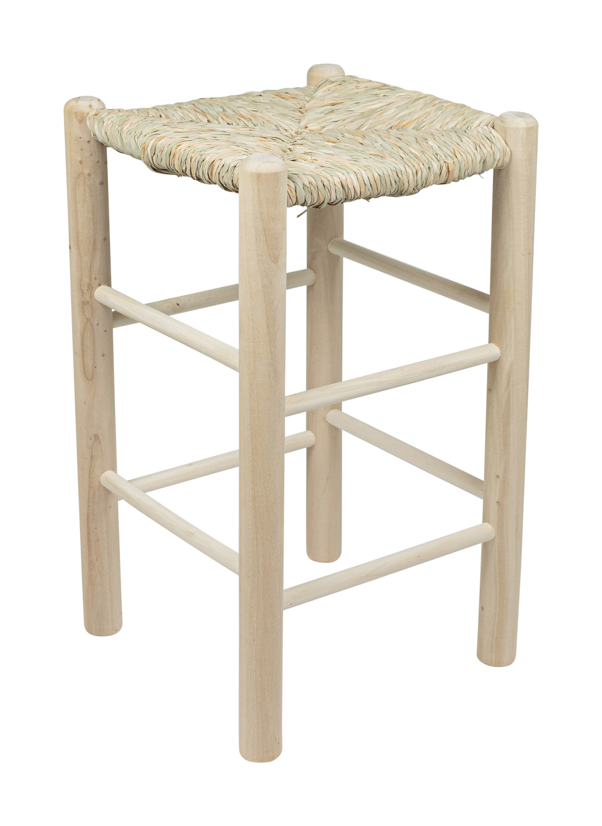 Tabouret  siège roseau