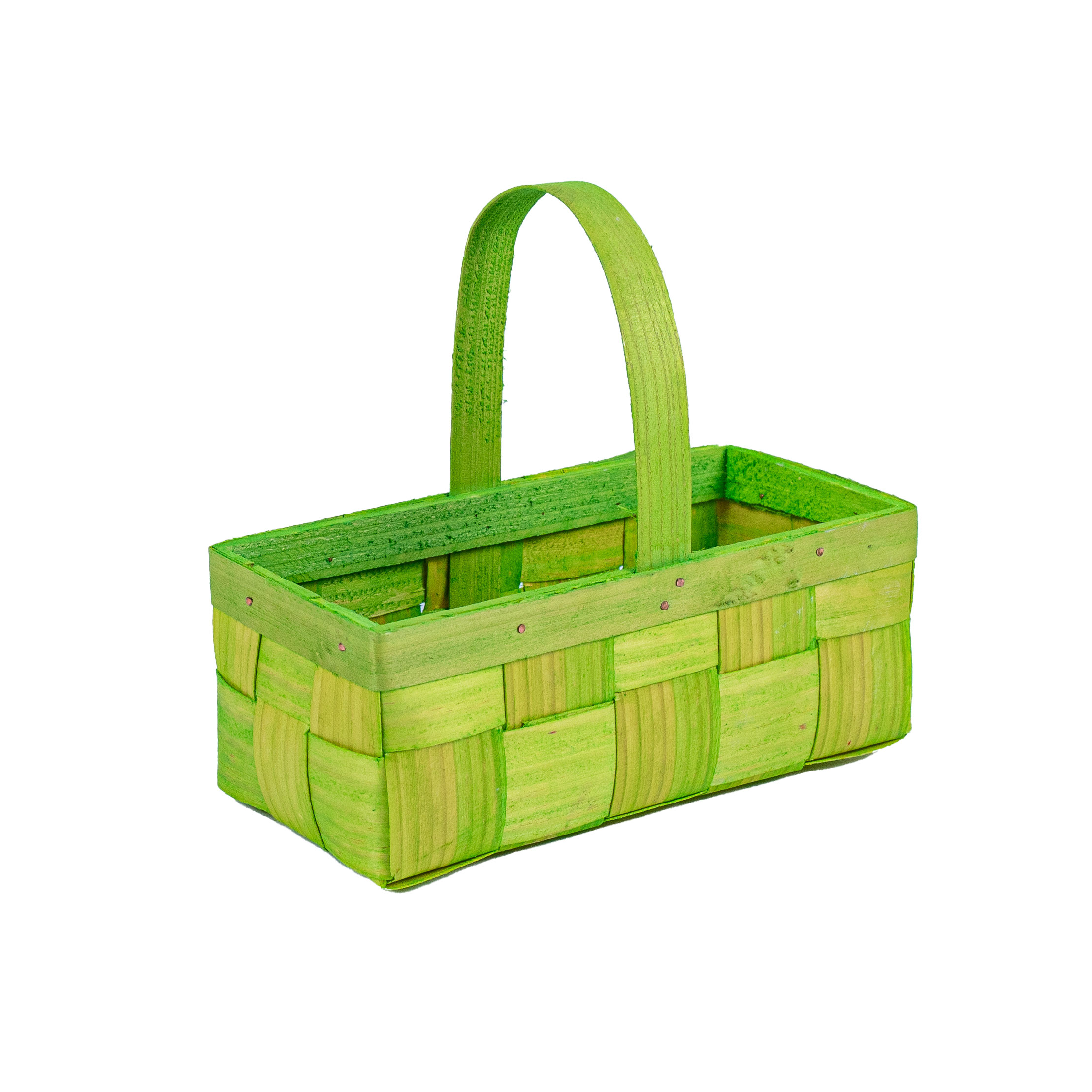 panier vert avec anse