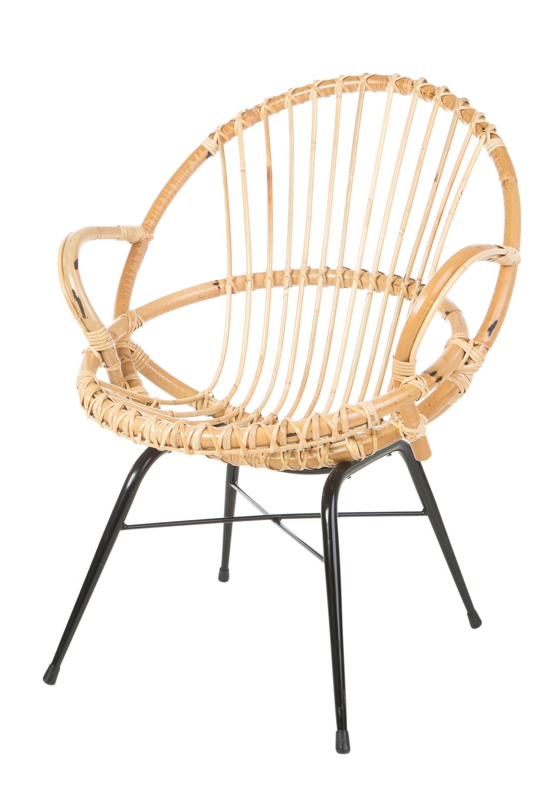 Vintage Retro Sessel rattan