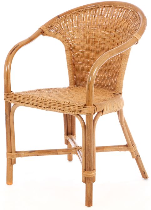 Fauteuil pour enfants en rotin