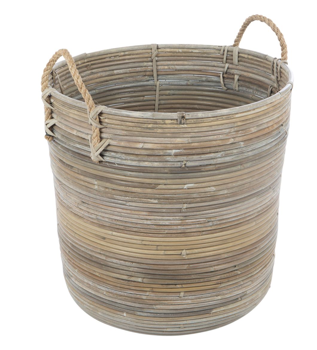 Rattan Kaminholzkorb