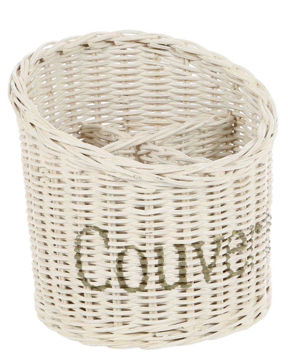 Rattan Besteckkorb couverts