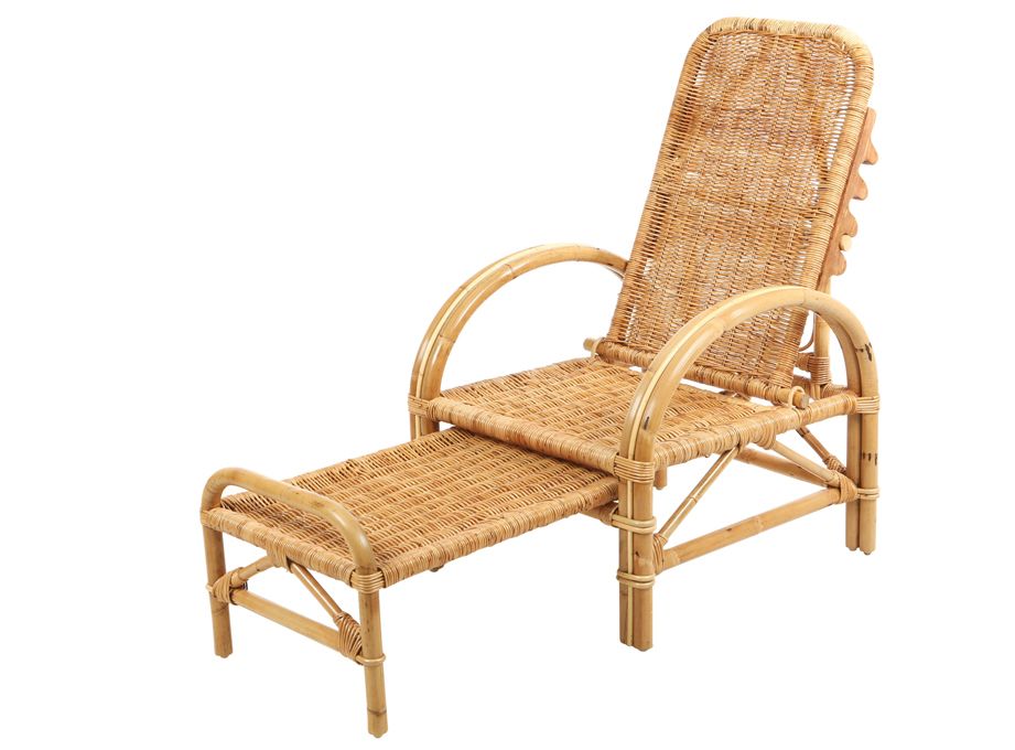 Liegestuhl Rattan