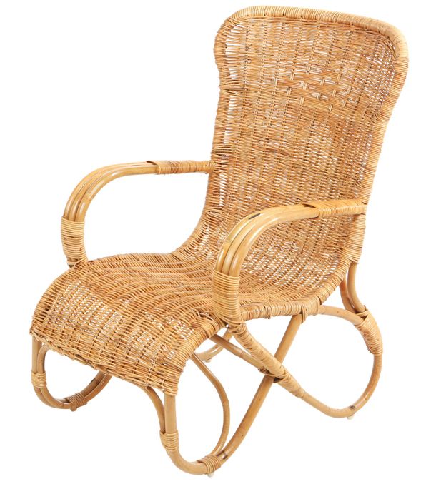 Rattan Sessel Belse hoch geflochten