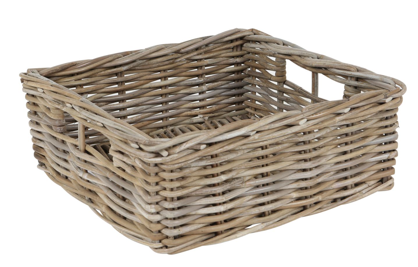 Rotan kastmand 40x40x15 cm