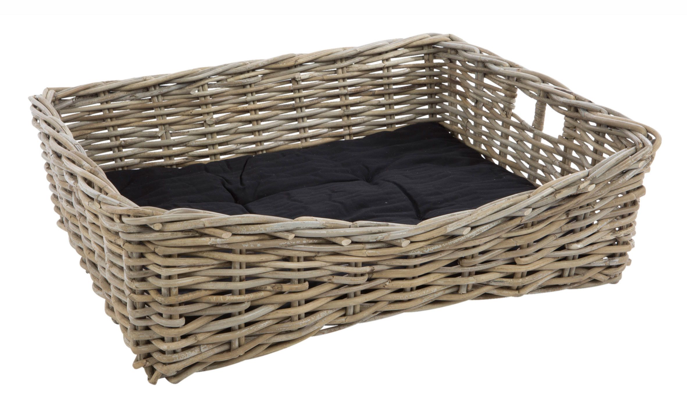 Hundebett Rattan