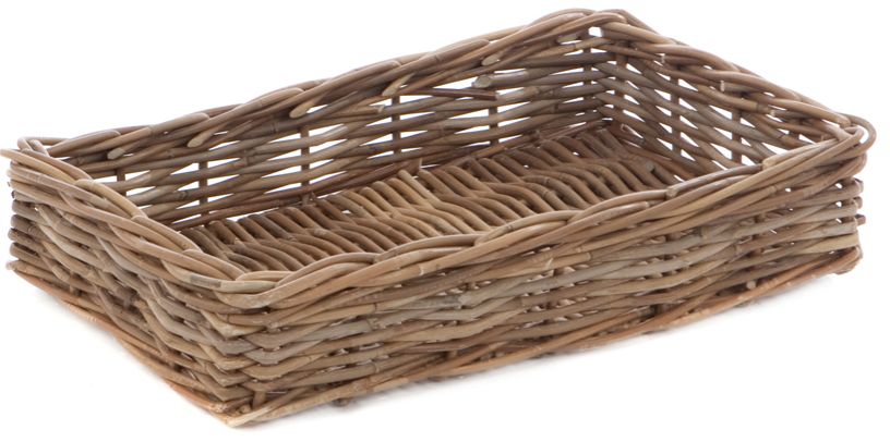 Auslagekorb Rattan Grau GR531