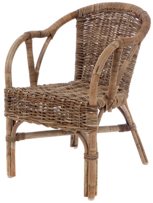 Rattan Sessel Kurhaus Kooboo grau 