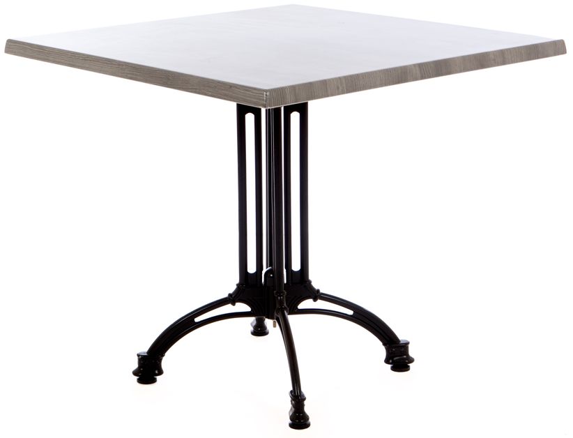 Tischgestell Vierbein Alum.