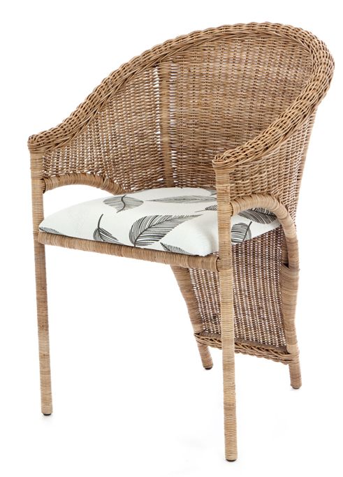 Rattan Esszimmerstühl Iron Lady