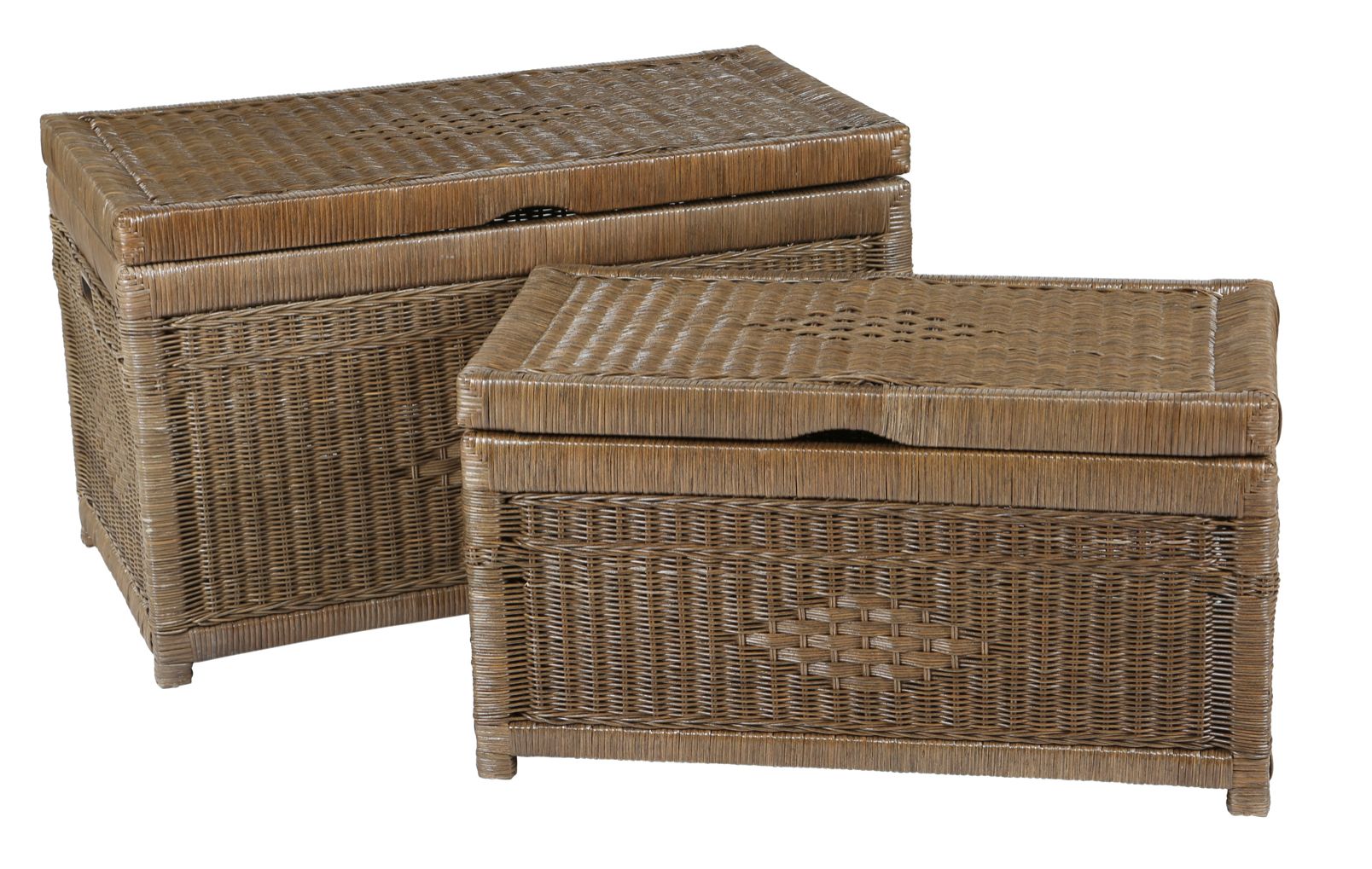 Rattan Truhe Waschekörbe/ Truhen