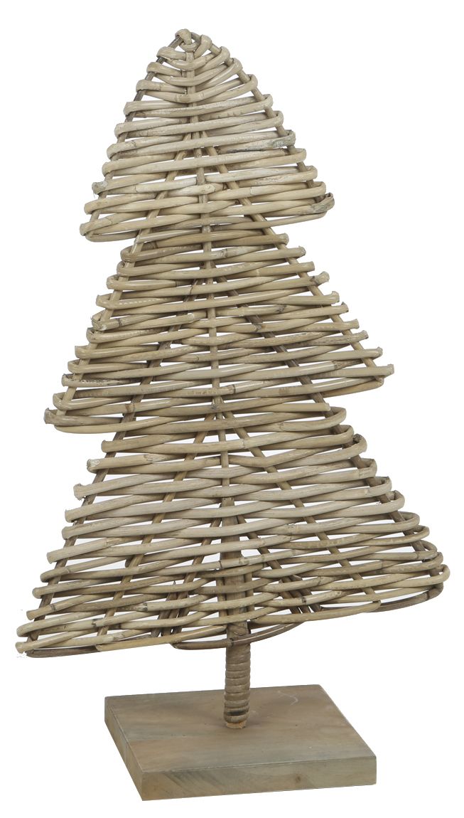 Rattan Weihnachtsbaum 60 cm
