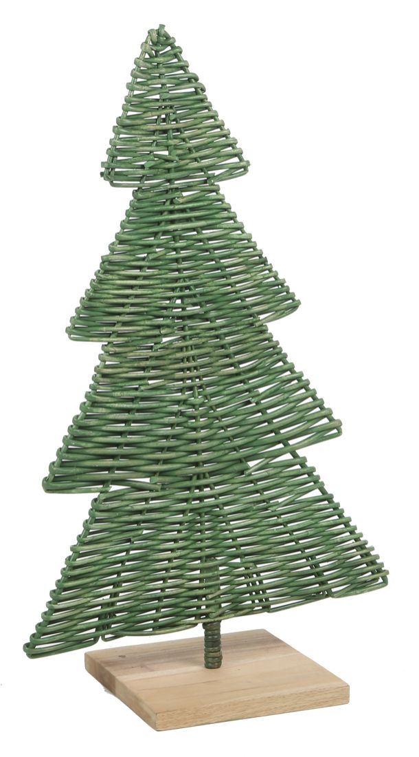 Rattan Weihnachtsbaum 80 cm