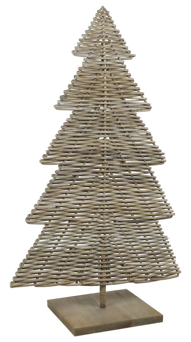 Rattan Weihnachtsbaum 100 cm