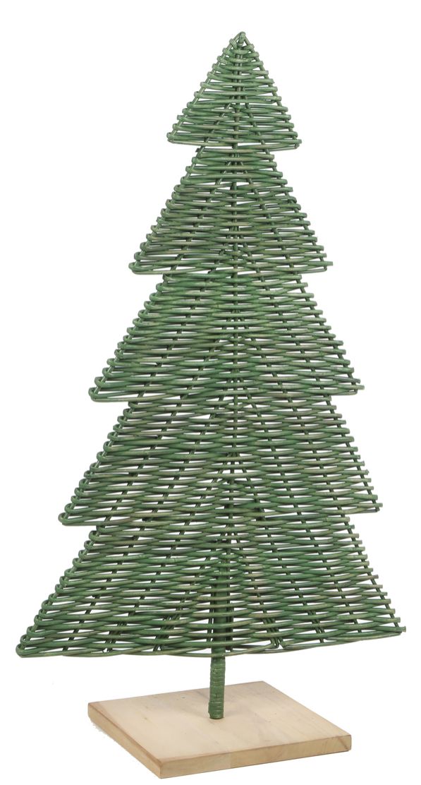 Rotan kerstboom 100 cm