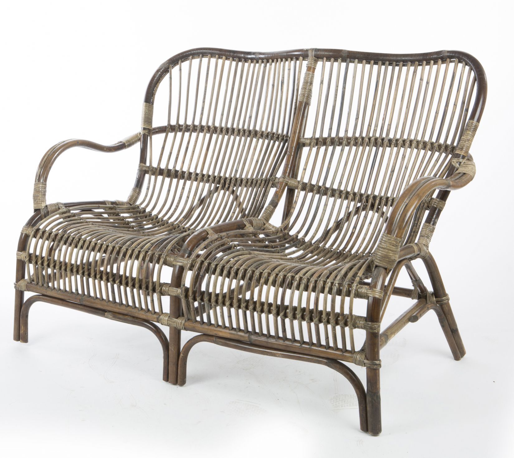 Vintage Rattan Sofa